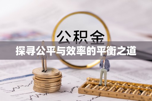 安化探寻公平与效率的平衡之道