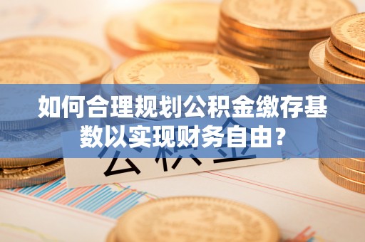 安化如何合理规划公积金缴存基数以实现财务自由？