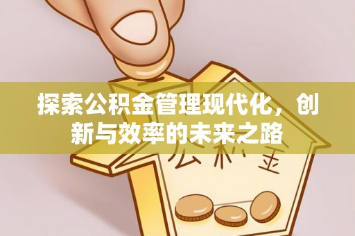 安化探索公积金管理现代化，创新与效率的未来之路