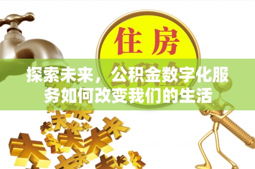 安化探索未来，公积金数字化服务如何改变我们的生活