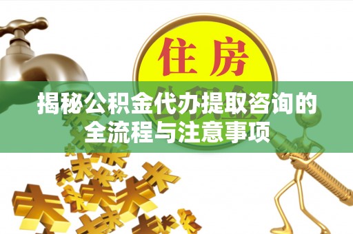 安化揭秘公积金代办提取咨询的全流程与注意事项