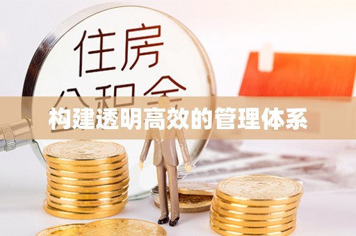 安化构建透明高效的管理体系
