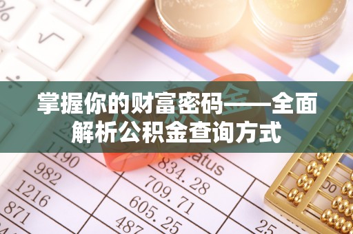 安化掌握你的财富密码——全面解析公积金查询方式