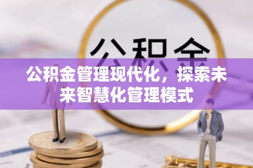 安化公积金管理现代化，探索未来智慧化管理模式