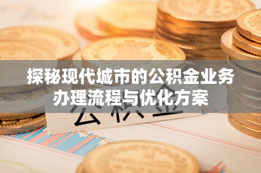 安化探秘现代城市的公积金业务办理流程与优化方案