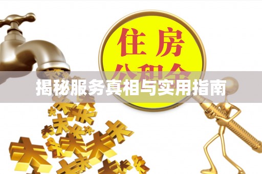 安化揭秘服务真相与实用指南