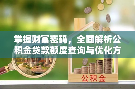 安化掌握财富密码，全面解析公积金贷款额度查询与优化方案