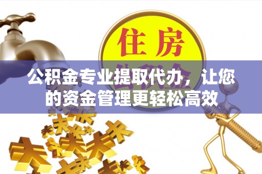 安化公积金专业提取代办，让您的资金管理更轻松高效