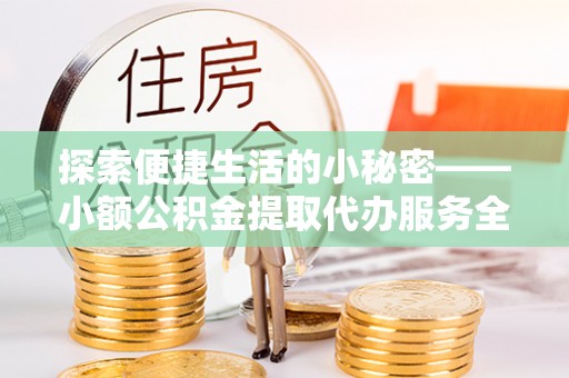 安化探索便捷生活的小秘密——小额公积金提取代办服务全解析