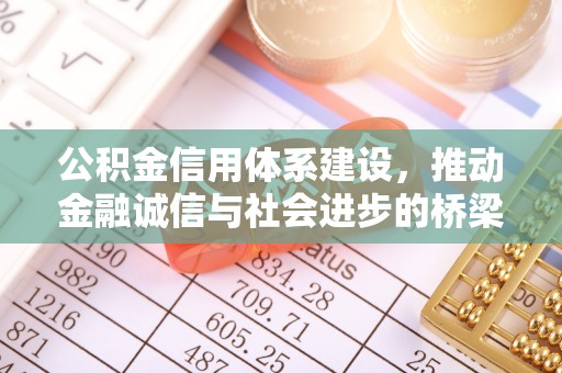 安化公积金信用体系建设，推动金融诚信与社会进步的桥梁