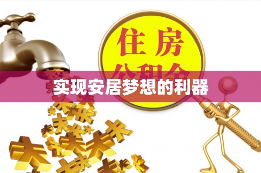 安化实现安居梦想的利器