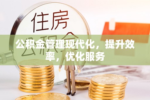 安化公积金管理现代化，提升效率，优化服务