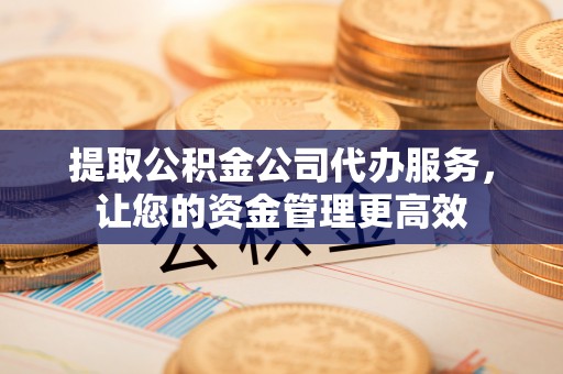 安化提取公积金公司代办服务，让您的资金管理更高效