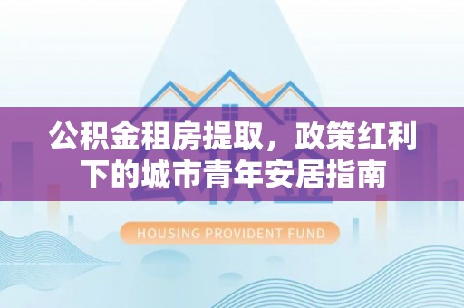 安化公积金租房提取，政策红利下的城市青年安居指南