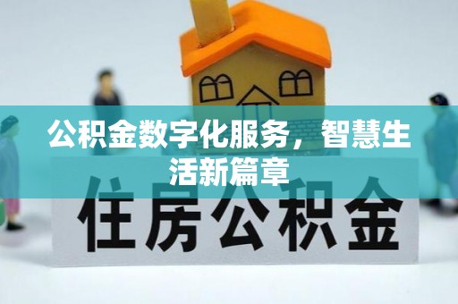 安化公积金数字化服务，智慧生活新篇章